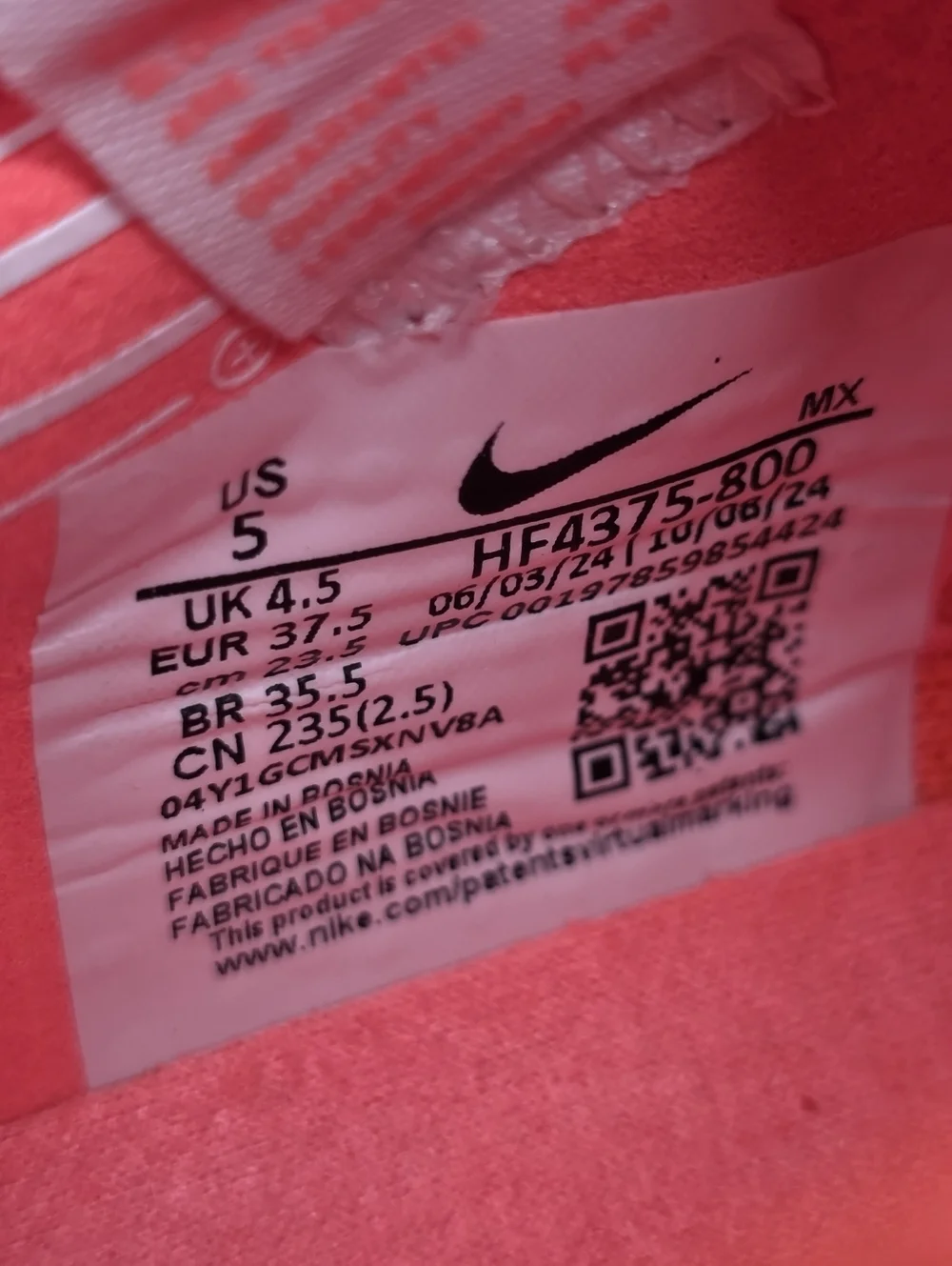 Nike Tiempo Legend 10 Elite Sg Pro Ac P Anti Clog Hot Lava Sz 5 HF4375-800 New